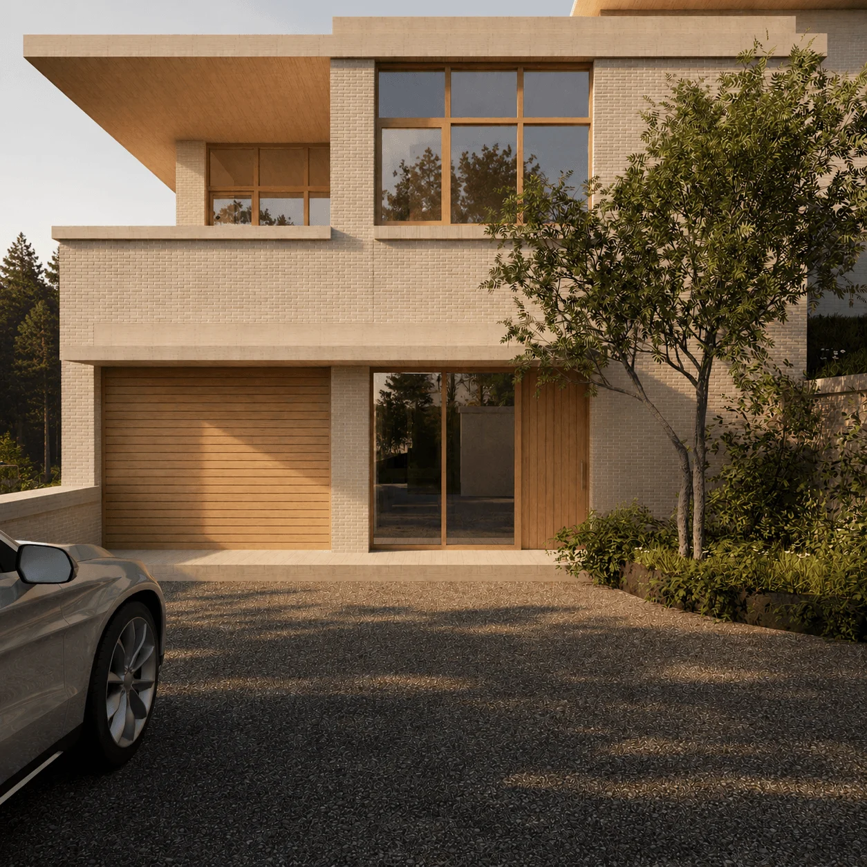 Midcentury nieuwbouwwoning in Kessel-Lo door Inclusief architecten